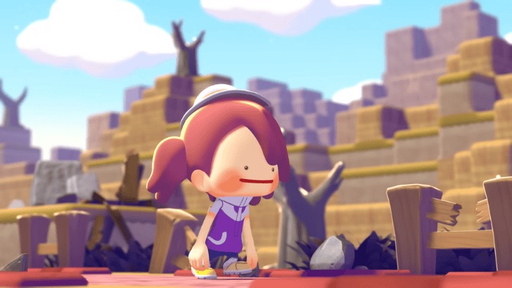 Pokemon Pokopia Ditto in ruined island