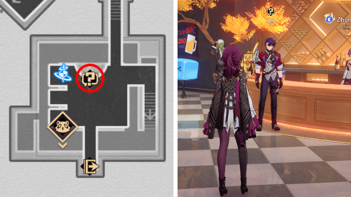 HSR Talk to Sampo in World