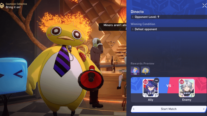 HSR Legend of the Cosmicon Collective Challenge Dinocto