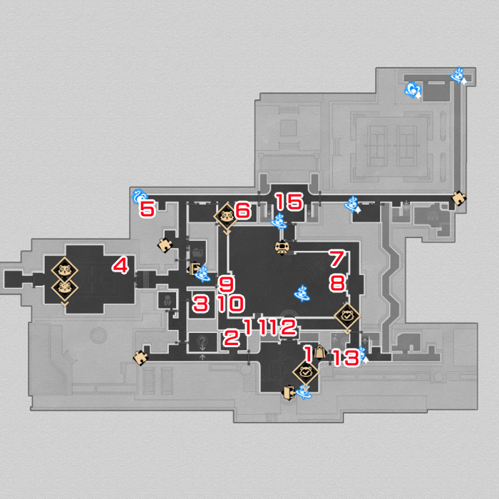 Graphia Academy F1 Opponents Map
