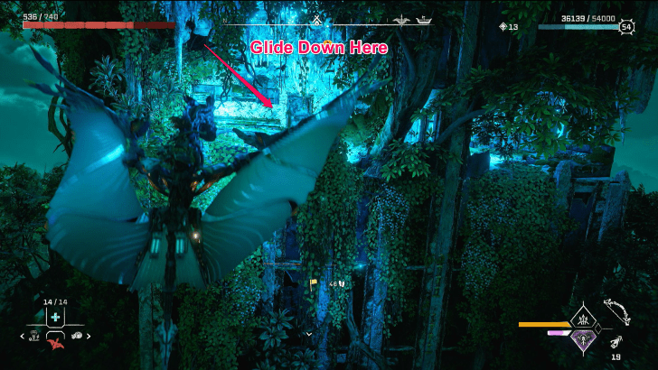 How to Get the Toy Bow Fly Up and go to the Opening at the Side of the Building