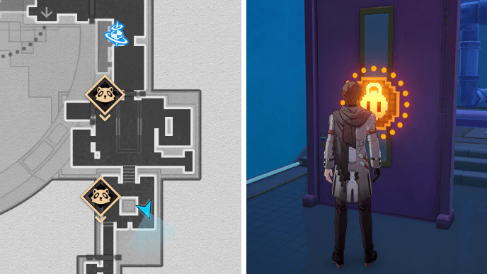 HSR Amen - Investigate the Door by the Golden Toilet