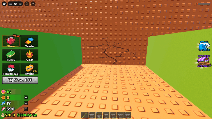 Escape Tsunami for Brainrots Cracked Wall