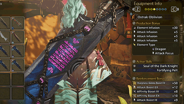 Use Dragon Weapons on AT Arkveld