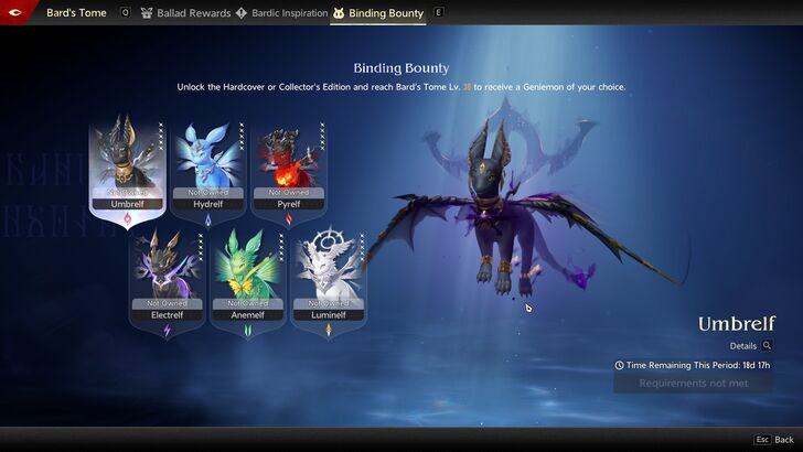 Binding Bounty Rewards