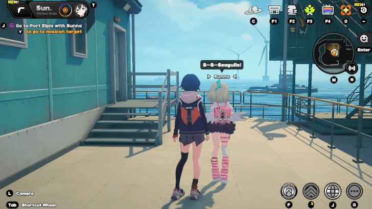 Go to Port Elpis with Sunna