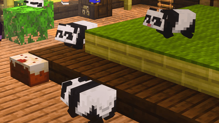 Minecraft baby pandas
