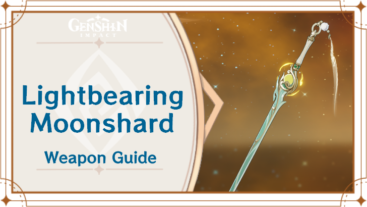Genshin Impact - Lightbearing Moonshard Sword
