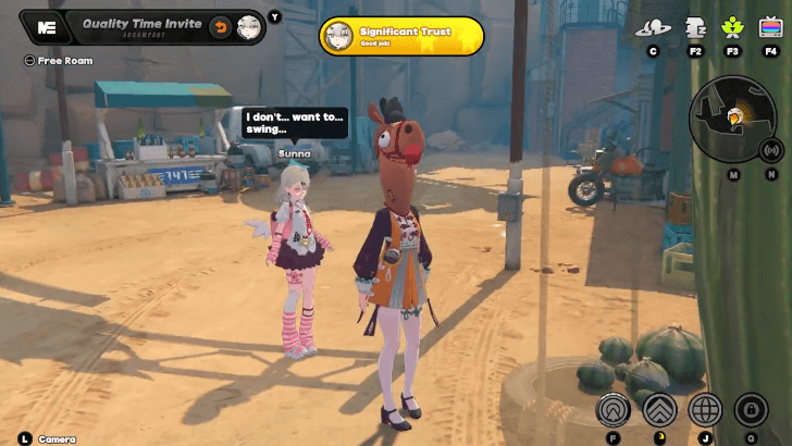 Rock! Paper! Boo! Trust Increase