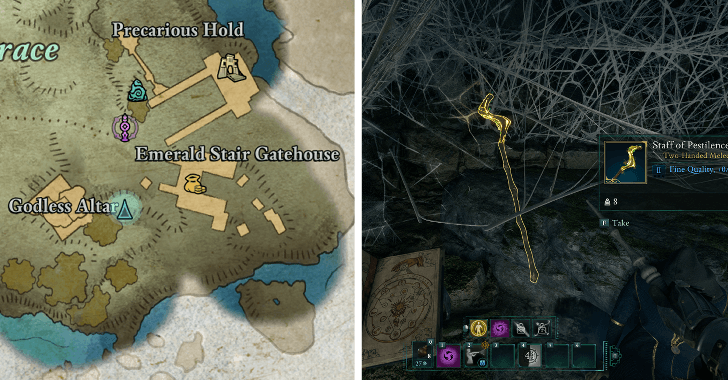 Staff of Pestilence Location