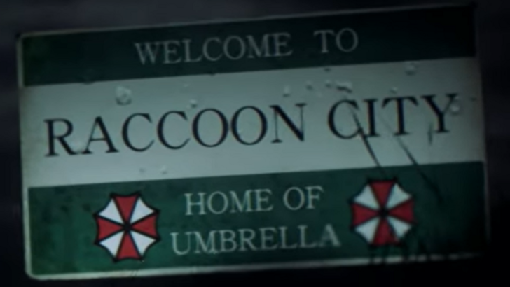 Welcome to Raccoon City Sign