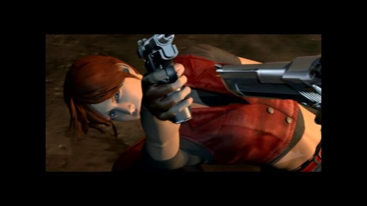 Resident Evil Code Veronica Claire Pointing Gun