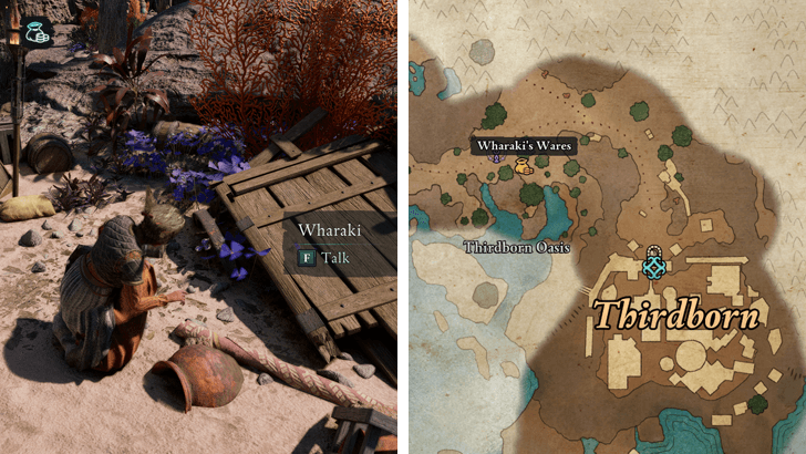 Axe of Desert Glass Location