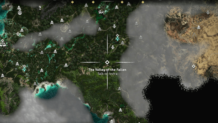 Valley of the Fallen Map Location