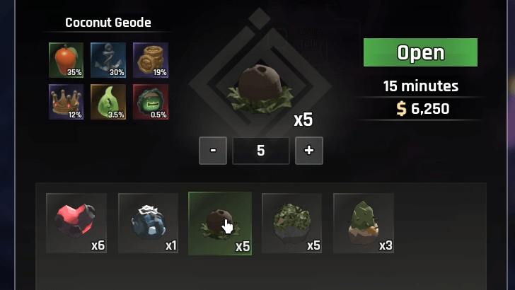 Abyss - Coconut Geode