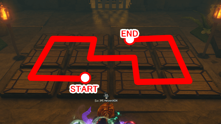 Abyss - Sunken Temple Puzzle 1 Solution