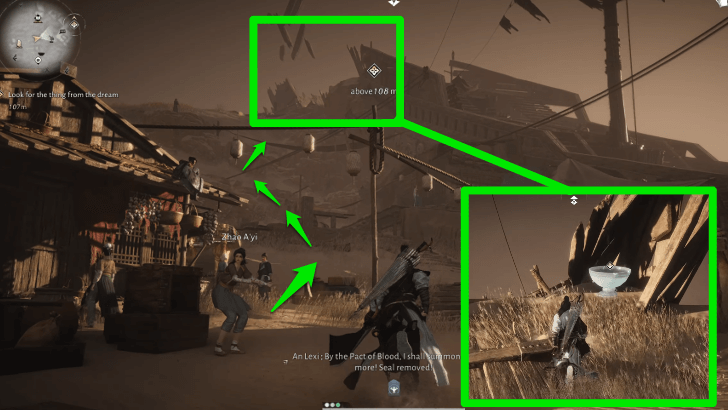 Go Up to the Ship Wreckage Site