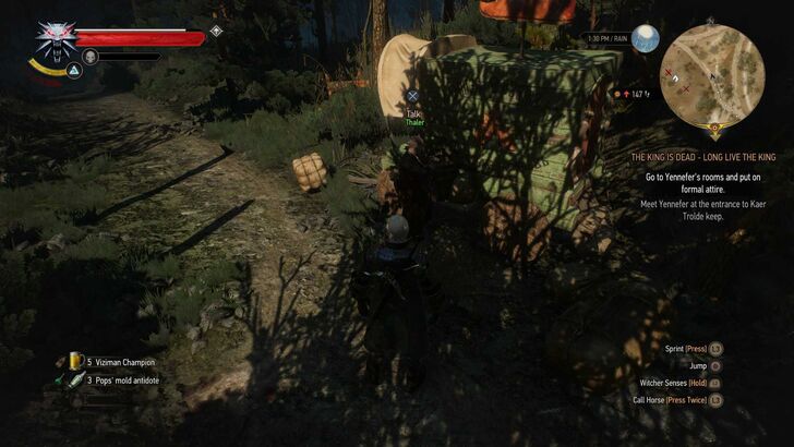 Gwent Quest Playing Thaler Location