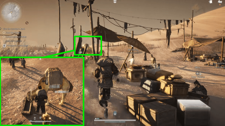 Feed the Camel at the End of the Row