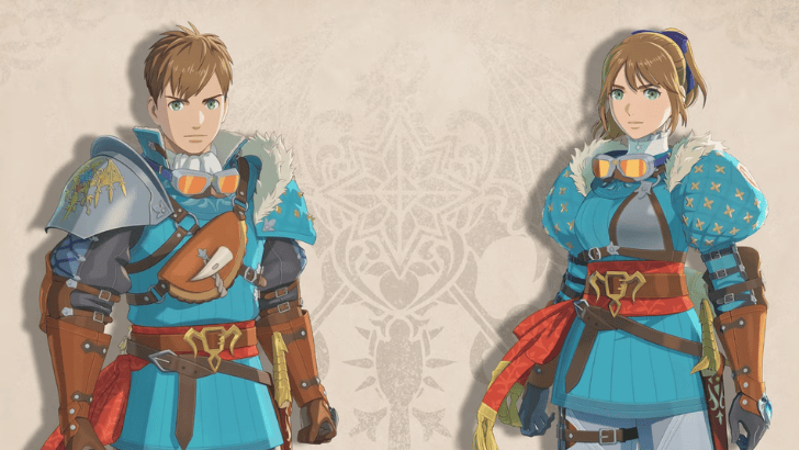 Monster Hunter Stories 3 male and female protagonists