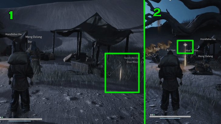 Approach the Merchants After Sitting on the Floor