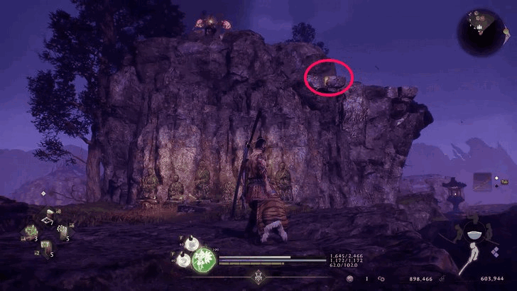 Kiyomizu Six Jizo Overworld Location