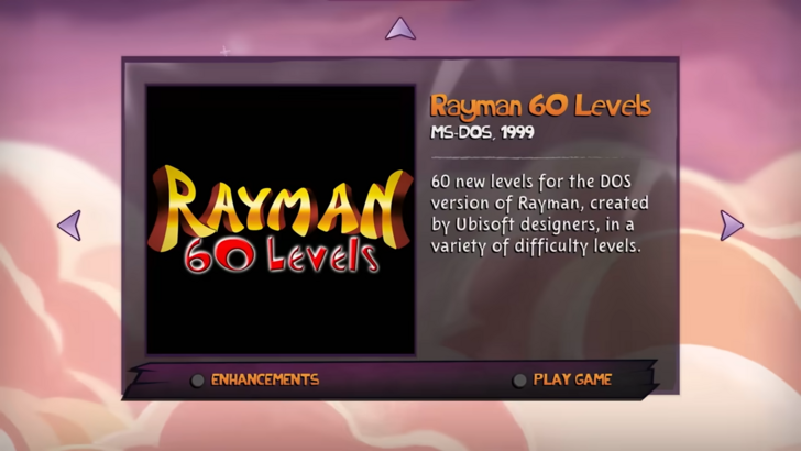 Rayman 60 Levels Selection for the 30th Anniversary