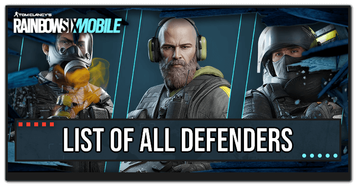 List of All Defenders