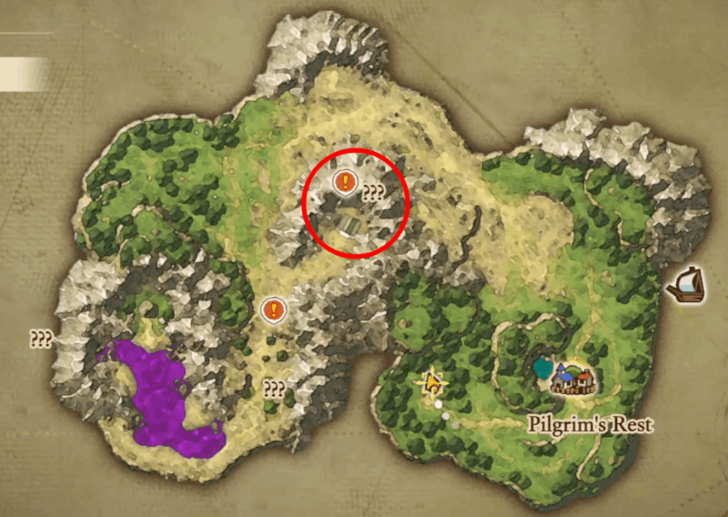 Alltrades Abbey Map Location