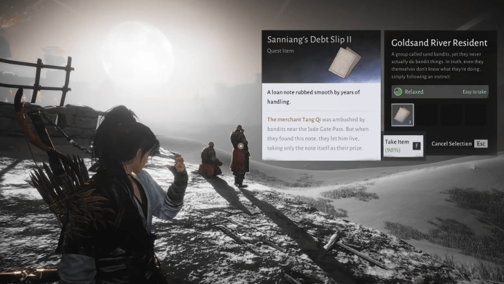 Use Celestial Seize to Get the IOU Note