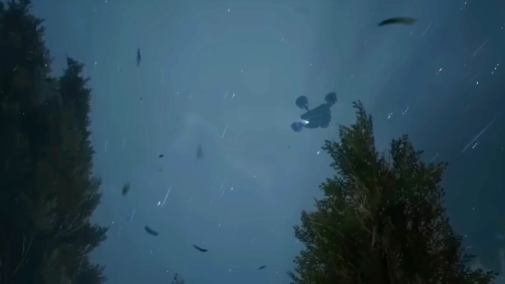 A Firefly hovering