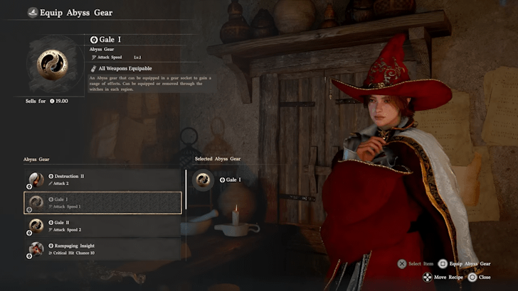 Customizable Equipment