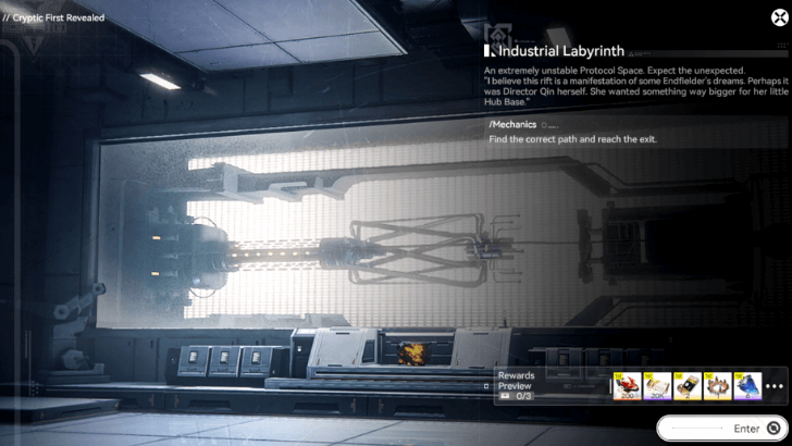 Delver of the Cryptic - Cryptic First Revealed Stage 4 - Industrial Labyrinth