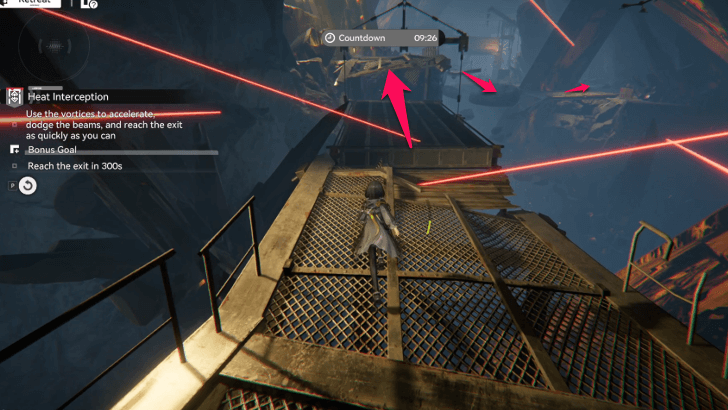 Hop Across the Platforms While Avoiding the Lasers