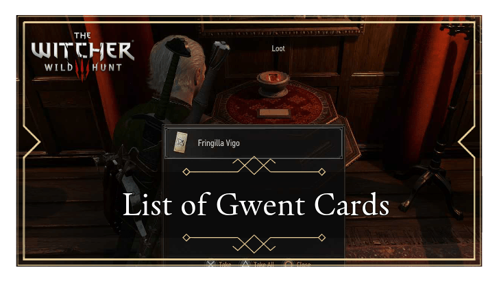 List of Gwent Cards
