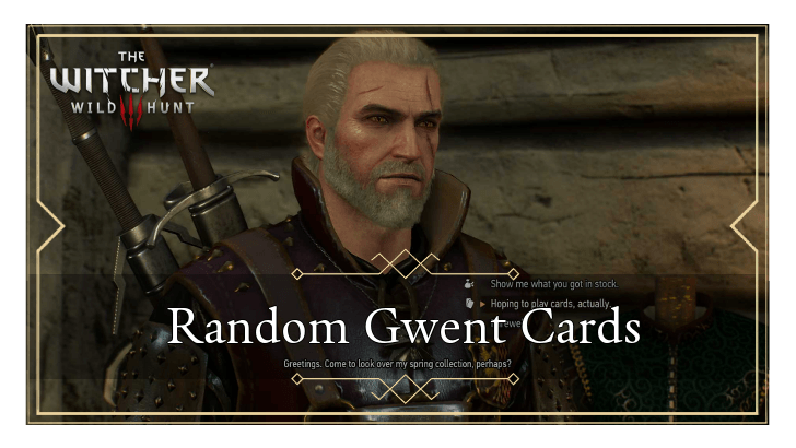 List of Random Gwent Cards