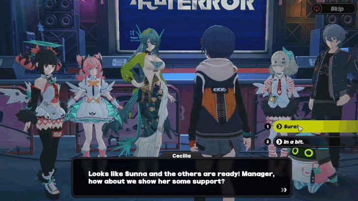 Assist the Idols with the Rhythm Game