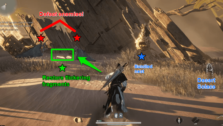 Defeat Utuk Raptors Guarding the Fragments