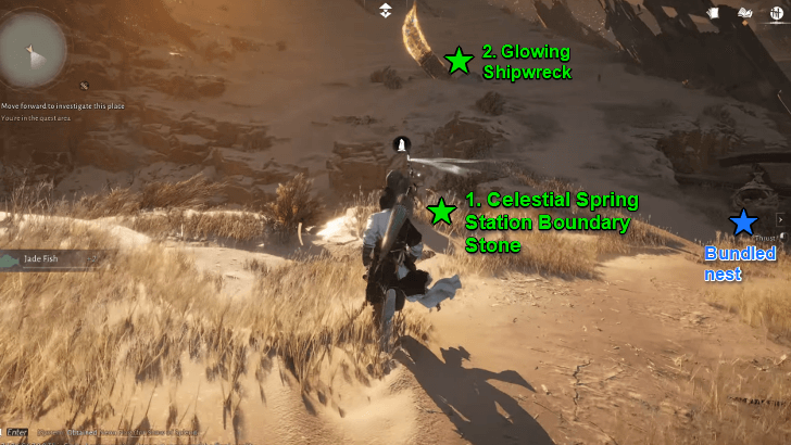 Unlock Celestial Spring Station Boundary Stone