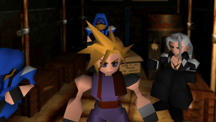 FF7 Cloud, Sephiroth, Shinra soldiers
