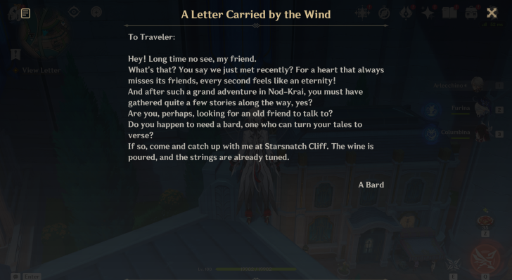 Genshin - View Letter