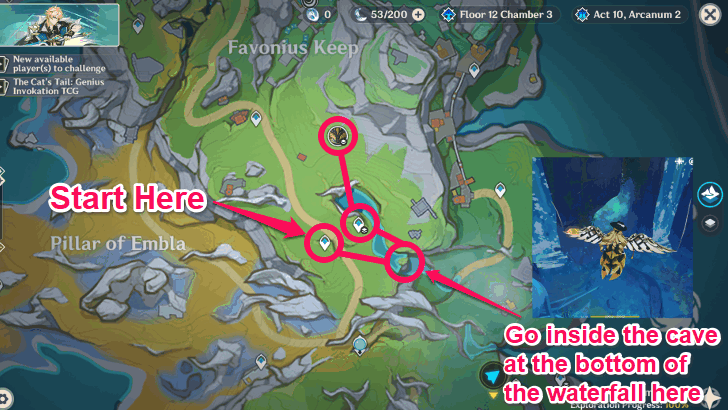 Genshin Impact - How to Get to Radiant Moongecko 1