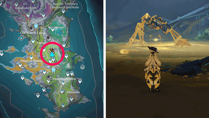 Radiant Moongecko Location