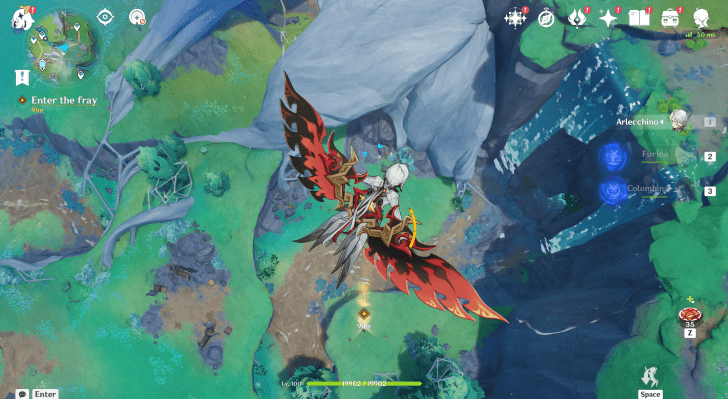 Genshin - Jump Down from Dvalin