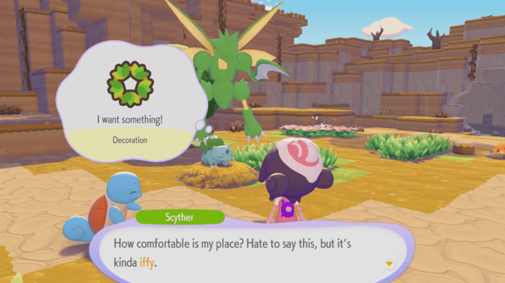 Scyther Comfort Level