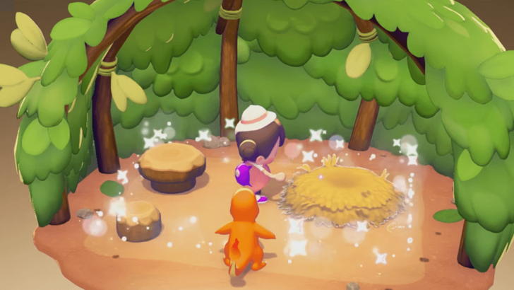 3 Furniture Items in a Leaf Den