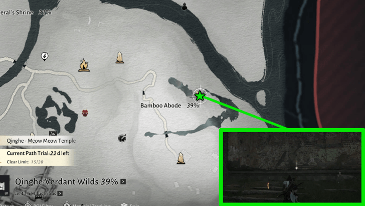 Examine the Mural in Bamboo Abode