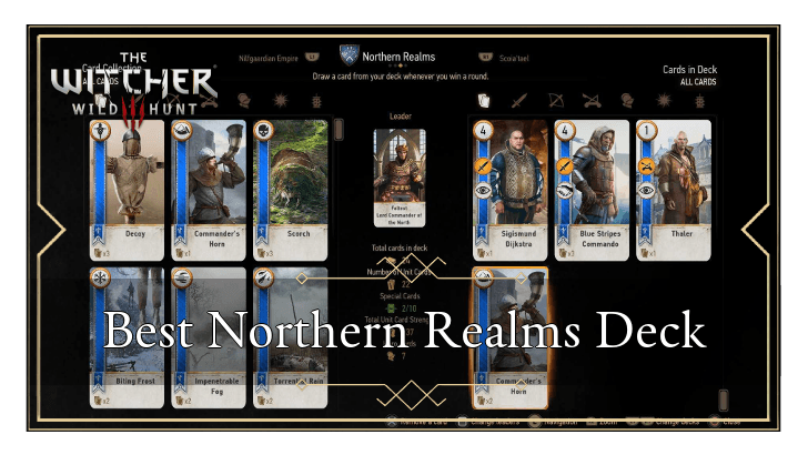Best Northern Realms Gwent Deck