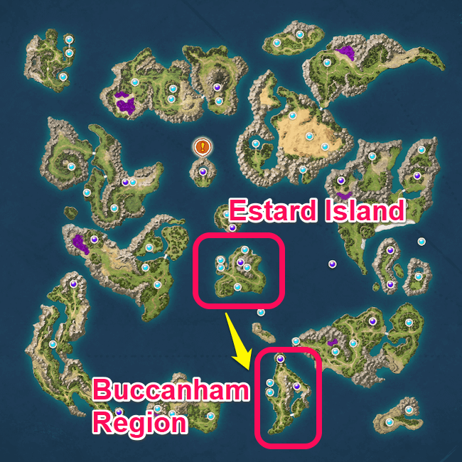 The Beacon map location