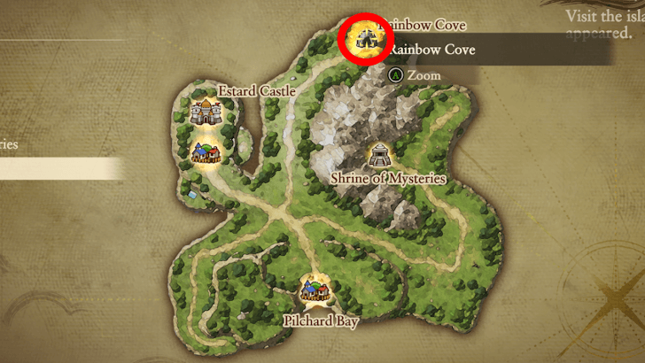 Rainbow Cove Map Location